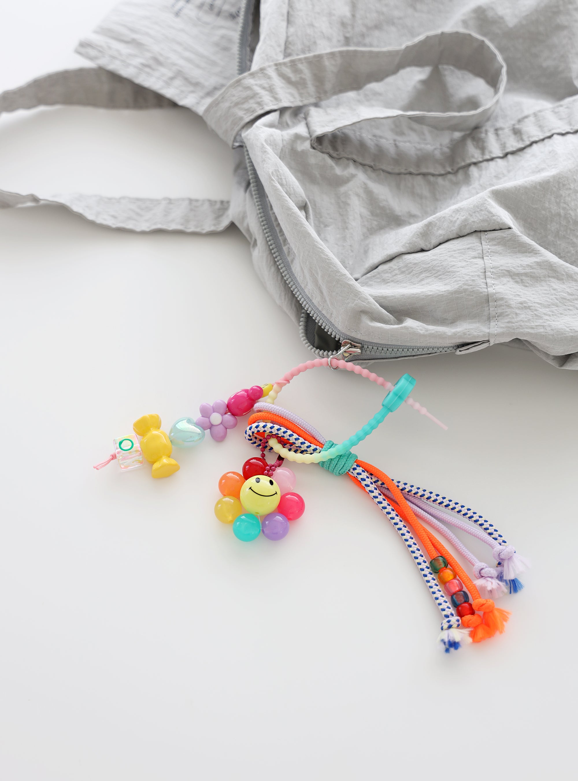 Happy Vibes Rainbow Bag Charm