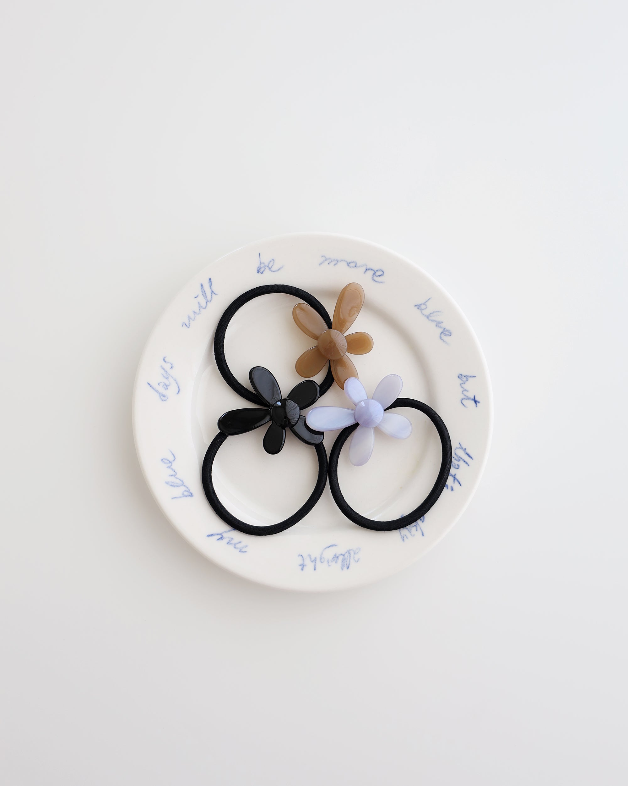 3pcs Set Acrylic Daisy Hair Ties