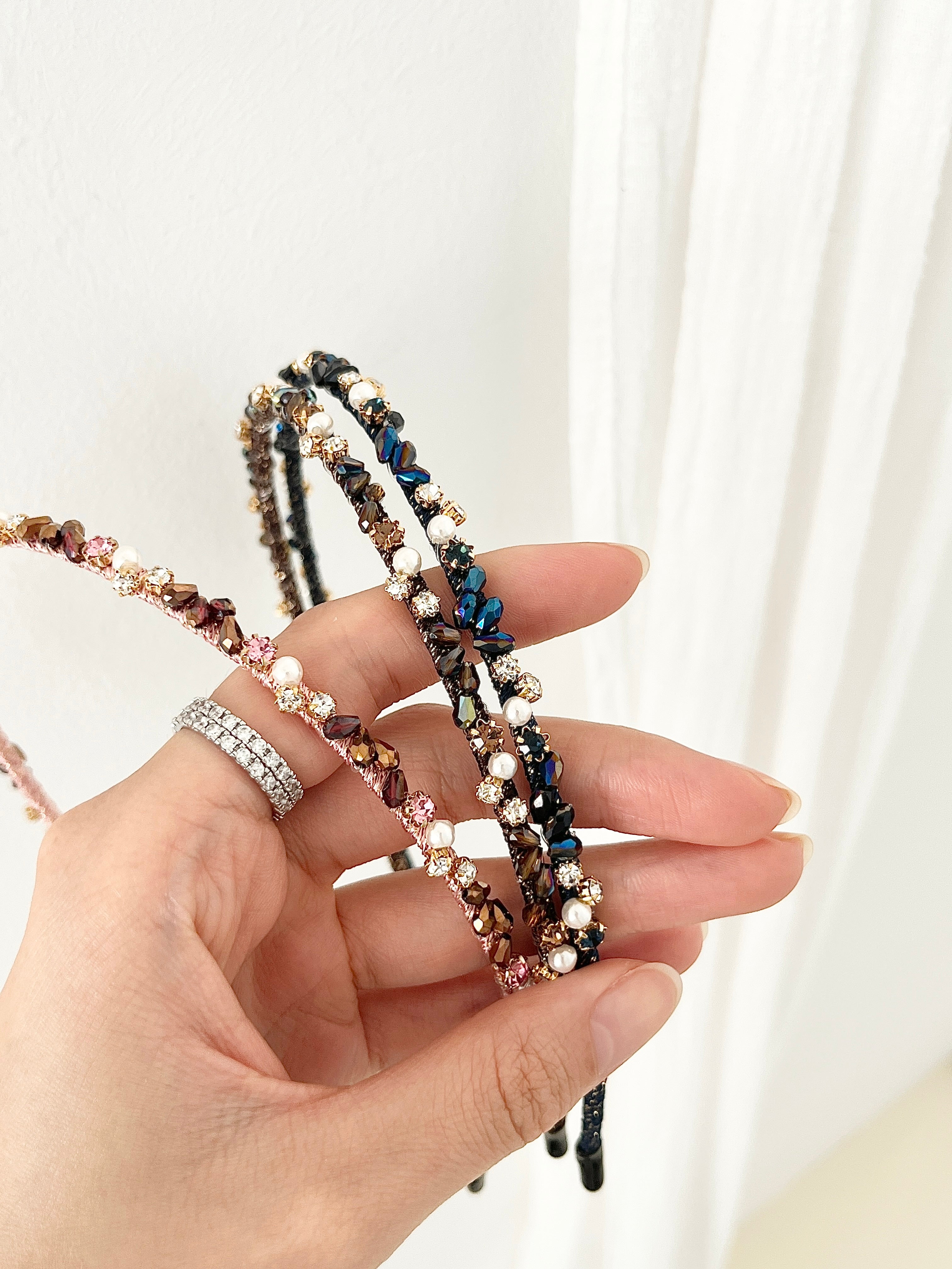 Pearl Stone Head Band