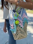 Happy Tennis Ball Key Charms