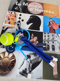 Happy Tennis Ball Key Charms